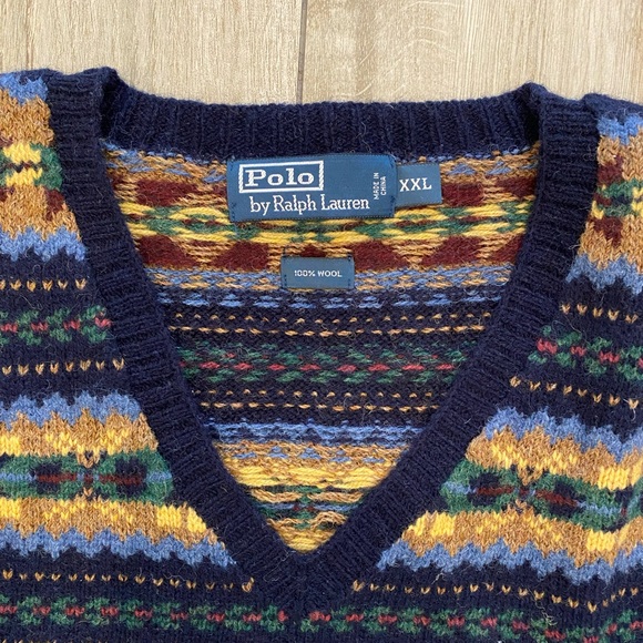 Polo Ralph Lauren Men’s Fair isle Sweater - Picture 4 of 5
